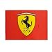 Ferrari Fahne Logo 2008, 100x140 cm gro�e Fahne, Original aus der neuen Ferrari Kollektion