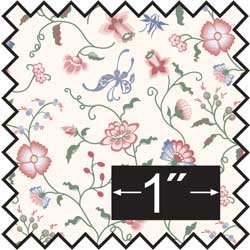 Dollhouse Miniature Silk Blueberry Fabric
