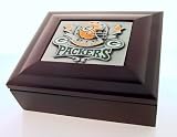 NFL New England Patriots Wood Collectors Box with Logo