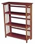 ACE Hardware- Living Accents I 333-27 "Living Accents" 3 Shelf Folding Bookcase - Honey Oak
