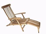 Ambientehome 62796 Deckchair Liege Samui, Teak