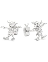 ROTENIER "Walt Disney" Sterling Silver Mickey Mouse Cufflinks