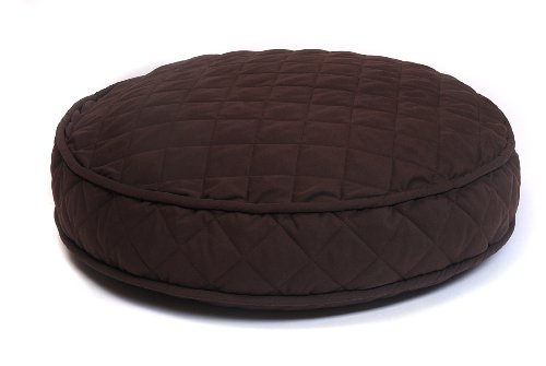petLINENS Dog Bed Cover - Quilted Microfiber Slipcover, Chocolate Brown: 32