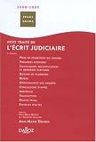 Petit traité de l écrit judiciaire