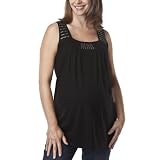 Liz Lange® for Target® Maternity Studded Sleeveless Fashion Top – Ebony