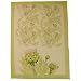 Mas D'Ousvan Artichoke Flower Block Print Heavy Cotton Kitchen Towel Couleur Nature