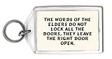 Review SHOPZEUS  / The words of the elders do not lock all the doors, they leave the right door open. Keychain