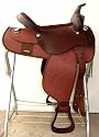 NEW SYNTHETIC Western Pleasure Trail Saddle, Bridle, Girth & Blanket