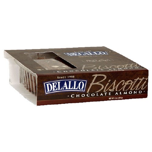 DeLallo Chocolate & Almond Biscotti, 8-Ounce Units (Pack of 6) by DeLallo