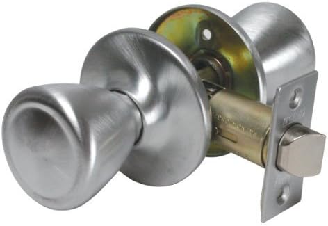 Legend 809027 Tulip Style Door Knob Hall and Closet Passage Lockset, US27 Brushed Aluminum Finish by Interline Brands