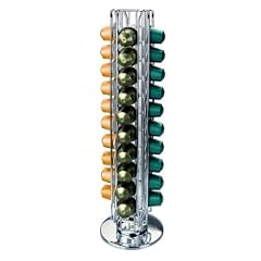 Ibili Nespresso Turm Kapselhalter, Kapselst�nder f�r 40 Nespresso-Kapseln, hochglanz chrom