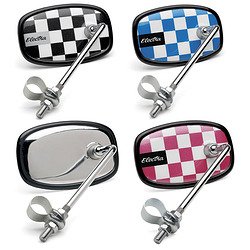 Electra Checkerboard Bicycle Mirror (Pink)