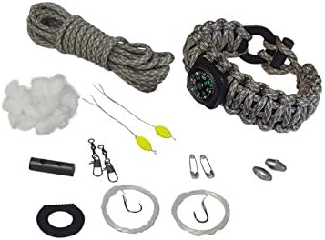 Guardian Accessories Wilderness Paracord Survival Bracelet 17 Pc Kit