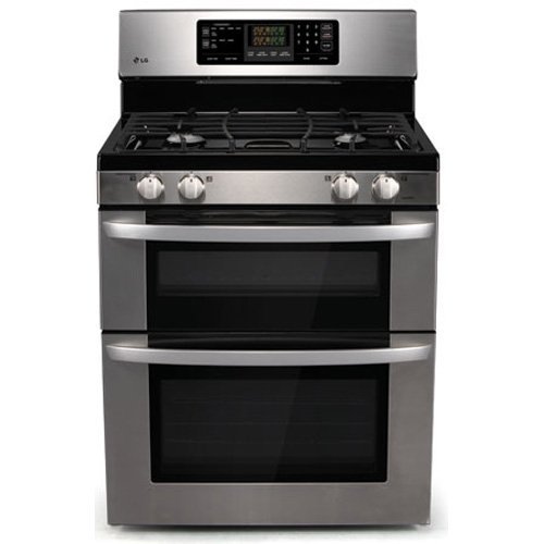 LG LDG3011ST 6.1 cu. ft. Freestanding Gas Range With 4 Cooktop Burners, Brilliant Blue Interior, WideView Window, IntuiTouch Controls & In Stainless Steel