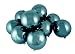 Pack of 16 Shiny Shiny Dancer Blue Glass Ball Christmas Ornaments 4" (100mm)
