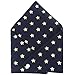 niceeshop(TM) Soft Pure Cotton Baby Bibs with Button Closure (Dark Blue and Five Stars)