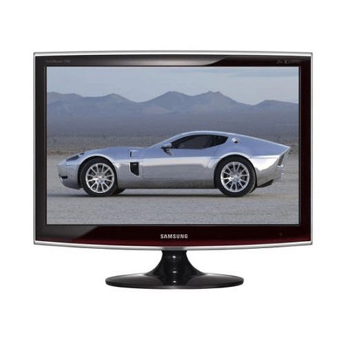 Samsung T190 19 Widescreen LCD TFT Monitor (2ms, Rose Black, 20000:1, DVI with HDCP)