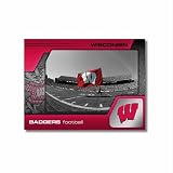 Badgers Flag at Camp Randall Stadium-12x16 Unframed Photo by Replay Photos