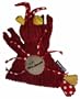 The Deglingos Baby Blankie - Molos The Lobster