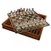 Cardinal Industries 82-237 Classic Wood & Glass 7 Game Set