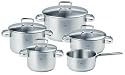 Fissler 3311405000 Topf-Set Korsika Induktion 5-teilig Edelstahl satiniert