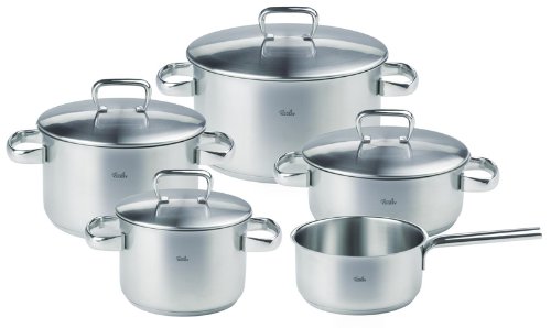Fissler 3311405000 Topf-Set Korsika Induktion 5-teilig Edelstahl satiniert