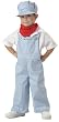 Lets Party By California Costumes Amtrak Train Engineer Toddler Costume / Blue - Size 40972