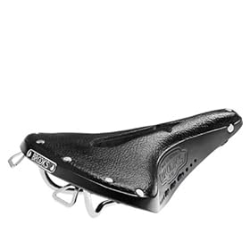 Buy Brooks Saddles Imperial B68 Bicycle Saddle with Hole and Laces (Mens, Single Steel Rail, Black)
