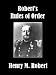 Robert's Rules of Order
