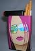 Cigarette Case Sunglasses Girl. Built on lighter compartment. Holds hard and soft packs, kings and 100's. Store big seller!