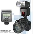 Motorzoom Systemblitz (Leitzahl 45) mit E-TTL und E-TTL II f�r Canon EOS