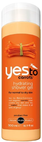 Yes To Carrots Carrot Rich Shower Gel, 16.9-Ounce