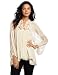 Tt Collection Women's Juliette Tunic Top, Cream, Medium