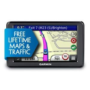 Garmin Nuvi 2595LMT GPS Satnav 5-inch screen European maps ONLY, Voice activation, 3D traffic, Lifetime maps and traffic, Guidance 2, Lane Assist