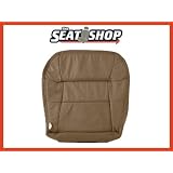 00 01 02 Lincoln Navigator Med Parchment Perf AC Leather Seat Cover RH bottom by The Seat Shop