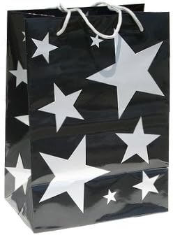 Silver Stars Gift Bag