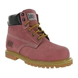 SafetyGirl Steel Toe Waterproof Womens Work Boots - Light Pink