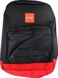 Chocolate Simple Backpack Black/Red