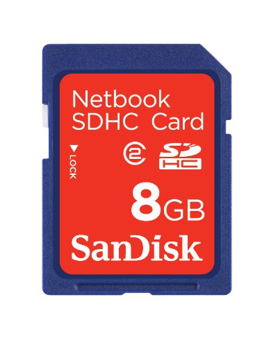SanDisk SecureDigital High Capacity Card 8GB Speicherkarte f&uuml;r Mini-Notebook (Original Han Preisvergleich