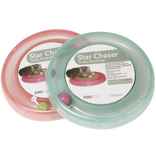 SET OF TWO - Starchaser Interactive Cat Toy PINK 