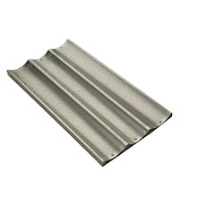 Focus Foodservice Commercial Bakeware 3 Count 26-Inch Baguette Pan