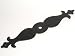 Top Knobs- Normandy Collection M704 Knob Backplate in Patine Black