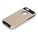 iPhone 6 Case, oneCase™ Hybrid High Impact Shockproof Protective Case Hard Plastic+Soft Silicon Rubber Armor Defender Case Cover for Apple iPhone 6 4.7 inch Screen with Stylus & Screen Protector (Gold/Black)