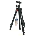 Manfrotto 725B Digi Tripod with Integrated Ball Head with Dove Tail Plate and Carrying Bag (Black)