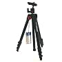 Bogen-Manfrotto 725B Digi Tripod with Integrated Ball Head with Dove Tail Plate and Carrying Bag (Black)