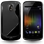 Black S Line Soft TPU Gel Case Cover Skin For SAMSUNG Galaxy Nexus i9250