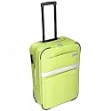 L. Lambertazzi Small 20 Inch Cabin Approved Suitcase (Lime)