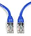 Aurum Cables 15 Feet Cat6 Snagless Network Ethernet Patch Cable - Blue - 5 Pack