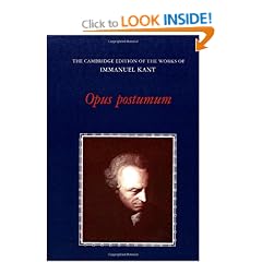 Opus Postumum (The Cambridge Edition of the Works of Immanuel Kant)