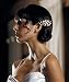 Silver Coloured Jewel Hair Comb with Pearls
